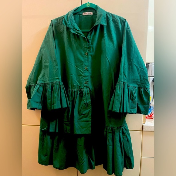 madison leigh dress Size 12 Tribal Midi Colorful Sleeveless - Picture 1 of 8